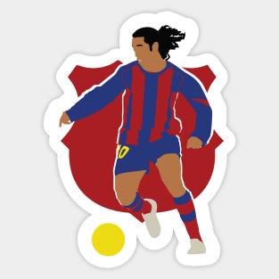 Ronaldinho Barcelona Legend Sticker